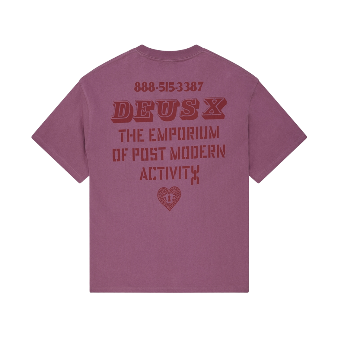 D263UTS729114 [6% 적립] Deus Ex Machina Upstairs Os Tee Light Purple