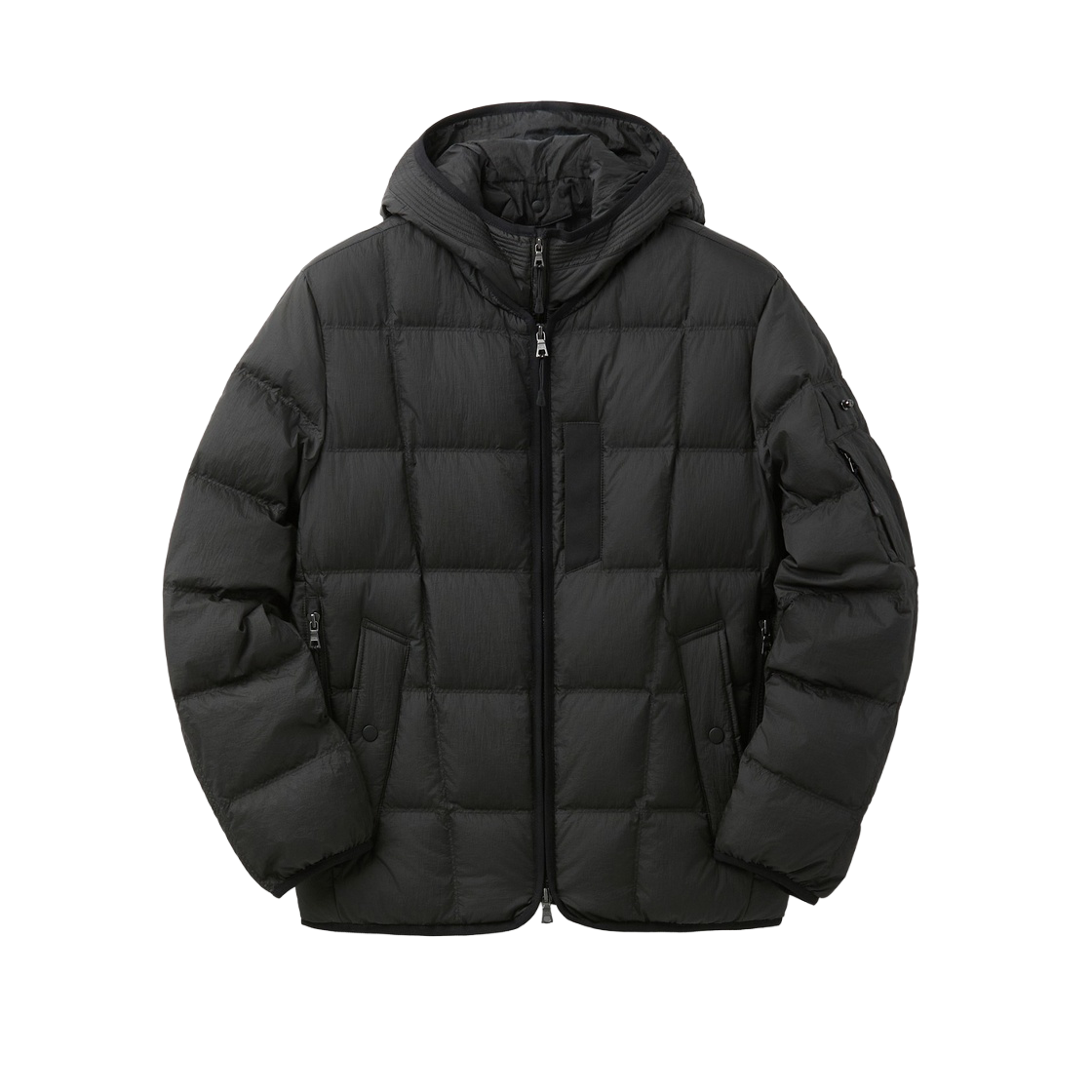 SAUAW26301CHX Series Built-In Hood Lightweight Down Jumper Charcoal