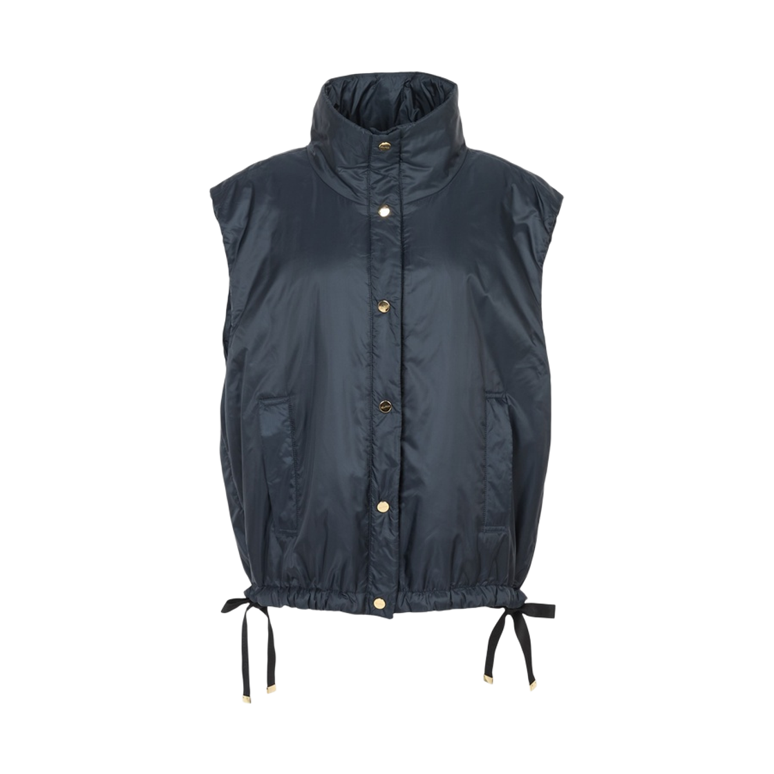 (W) 막스마라 더 큐브 앨리스 패딩 베스트 네이비((W) Max Mara The Cube Alice Padding Vest Navy) - 1