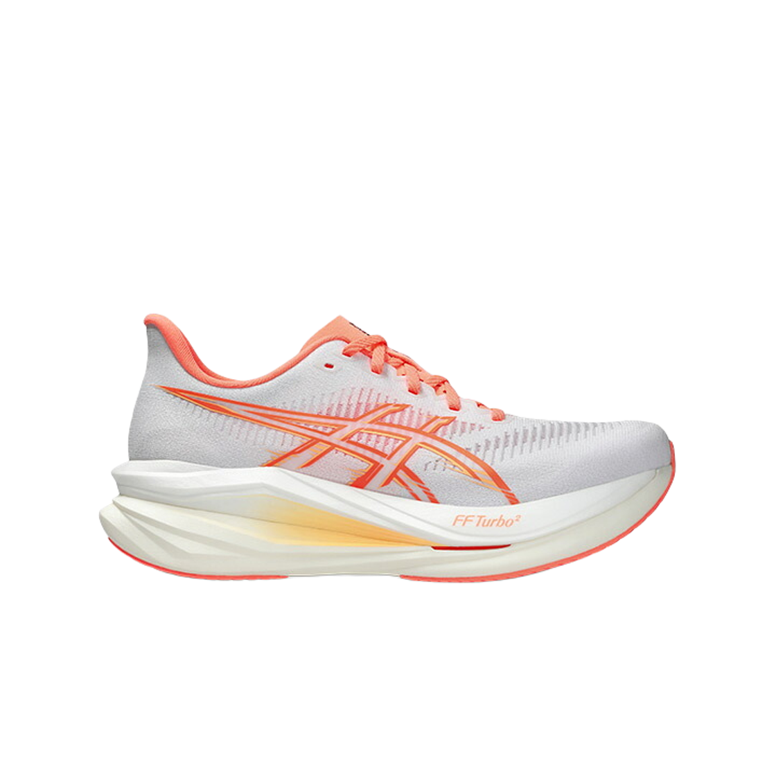 1012C009-100 (W) Asics Sonicblast 2 White Sun Coral - B Standard
