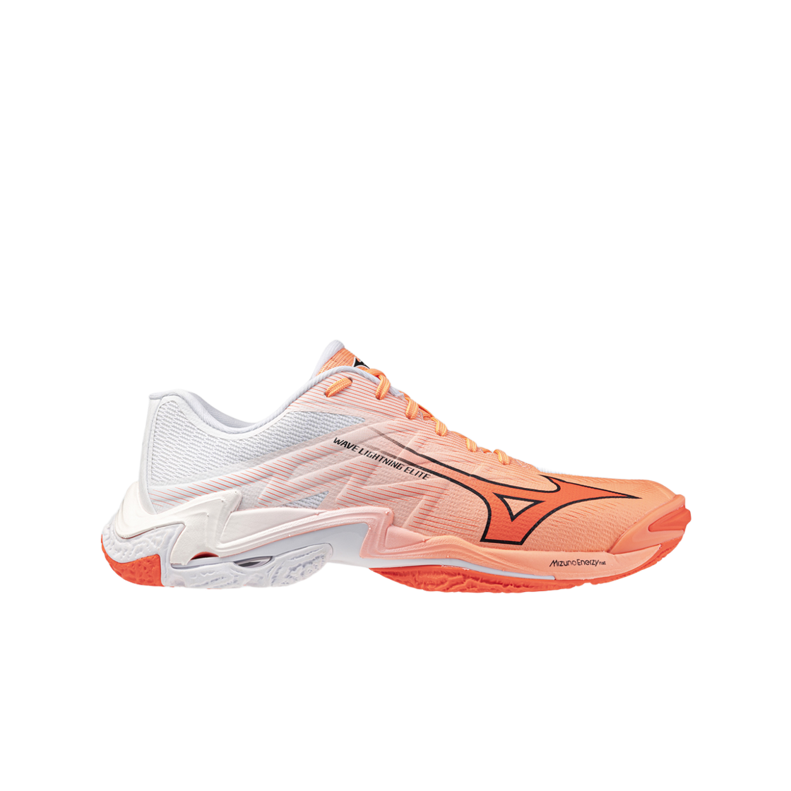 V1GA260080 Mizuno Wave Lightning Elite Flamingo Coral Lava Orange