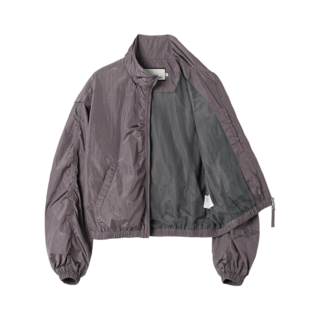 더바이닐하우스 셔링 오버 나일론 자켓 퍼플(Thevinylhouse Shirring Over Nylon Jacket Purple) - 2