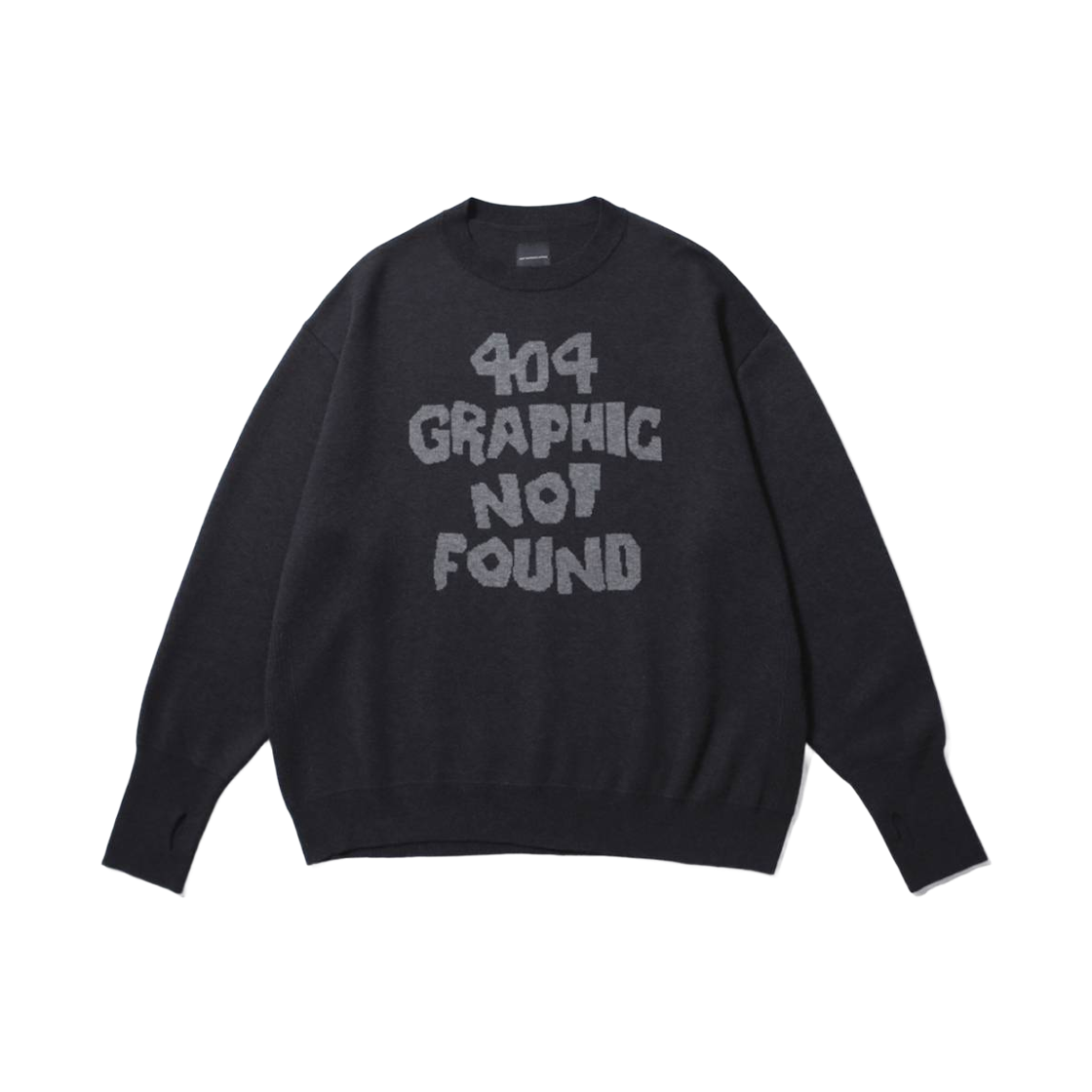 PMF026-04KN01 [AW26] moif Advanced Crewneck Knit / Charcoal
