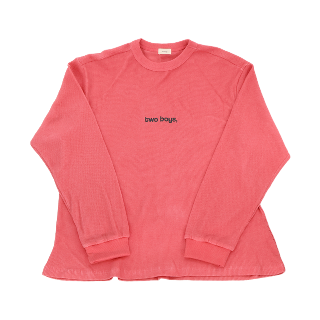 26FW51976 Kikozy Duo Waffle T-shirt_Red