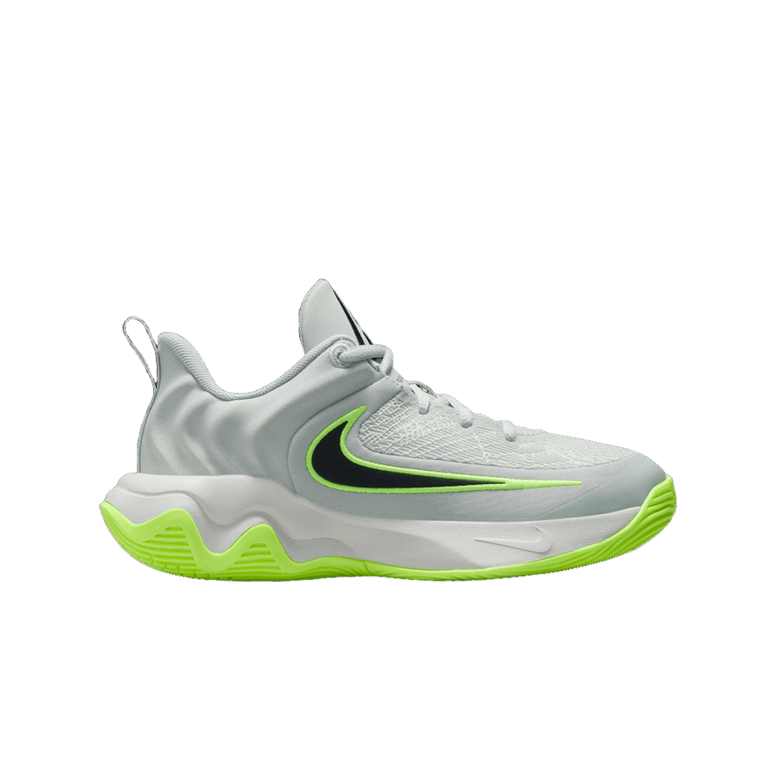 IH7664-002 (GS) Nike Giannis Immortality 4 Light Silver Volt