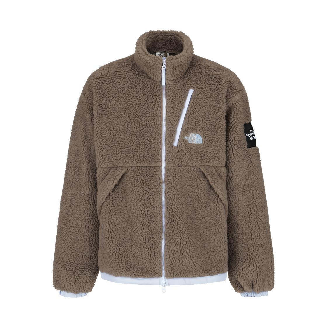 NJ4FS56L The North Face White Label Comor Fleece Jacket Dark Beige - 26FW