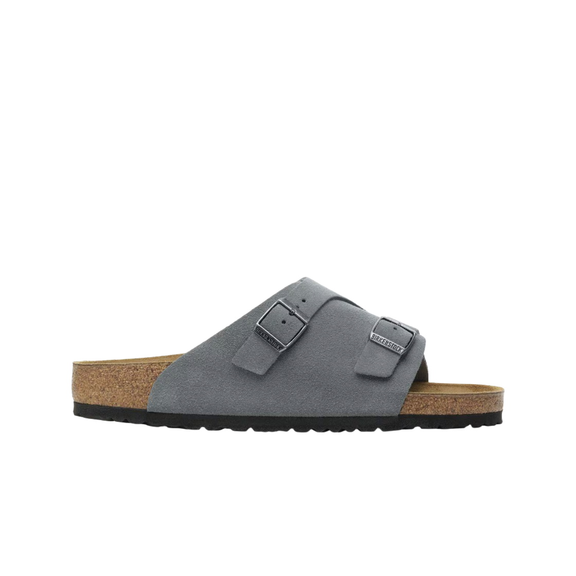 1030656 Birkenstock Zurich Suede Leather Basalt Gray - Narrow