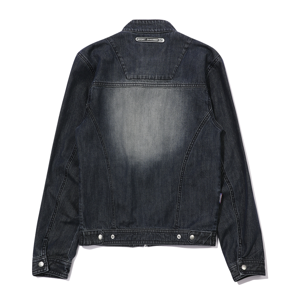 스포츠챔버 데님 바이커 자켓 인디고(SPORT CHAMBER Denim Biker Jacket Indigo) - 2