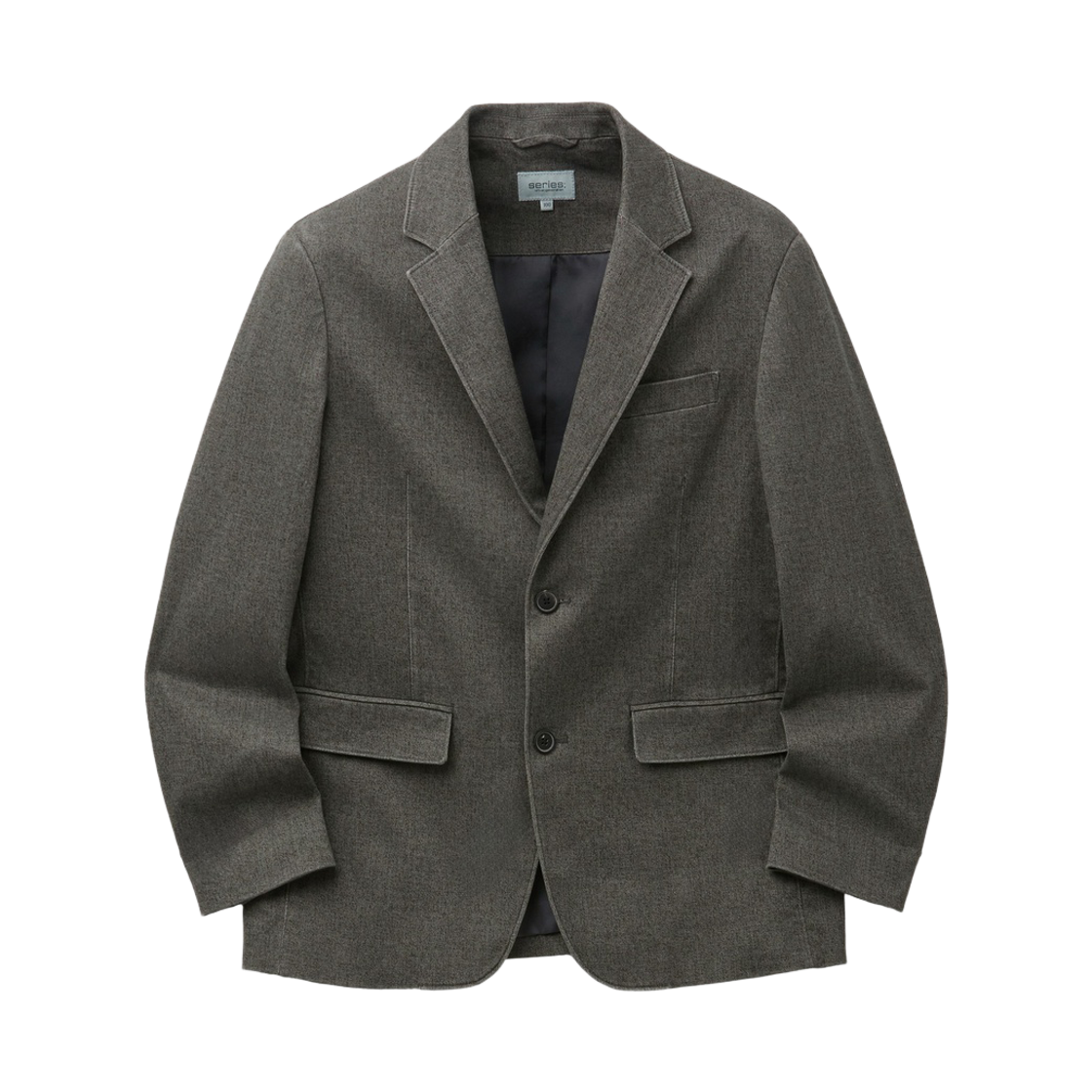 SAJAA26021GYX Series Set Up Vintage Cotton Regular-Fit Jacket Gray