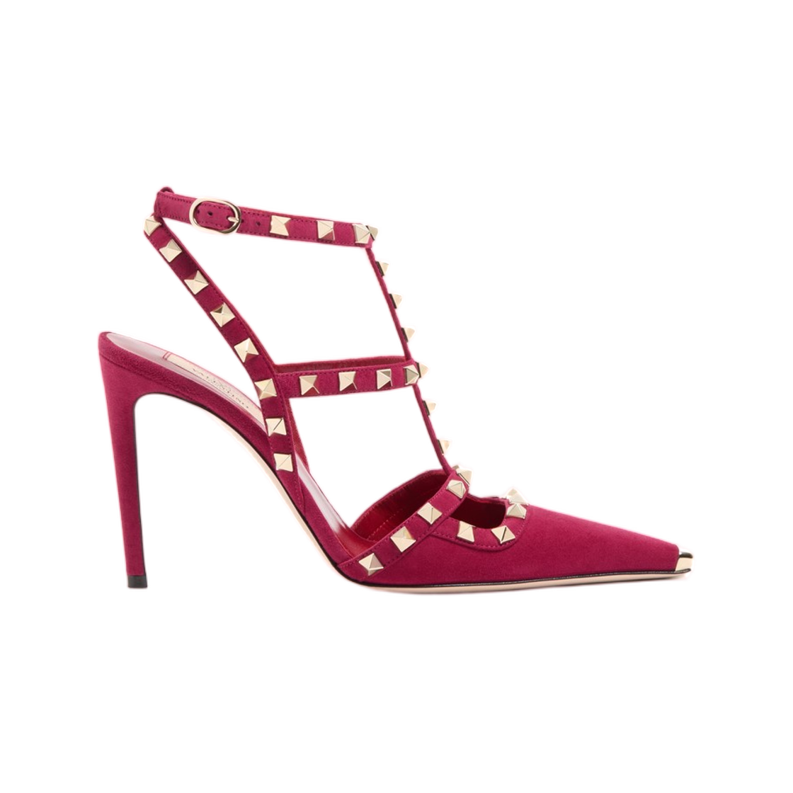 WS0PV4URTJ8M (W) Valentino Rockstud Suede Pumps 100mm Insolent