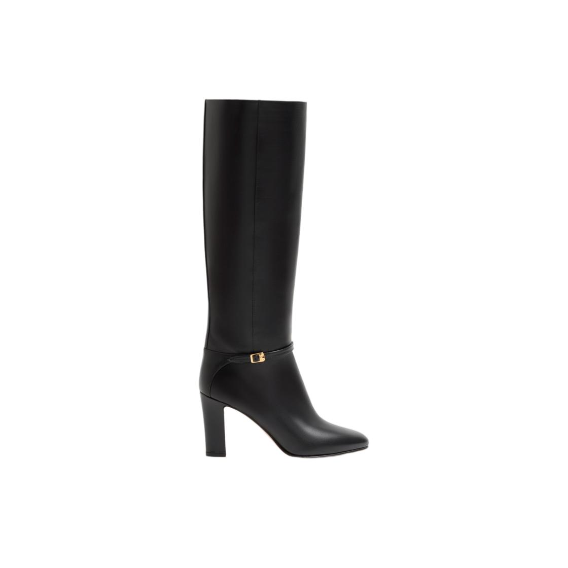 WS0PZ7ZEY0NO (W) Valentino Pattie Calfskin Boot 100mm Black