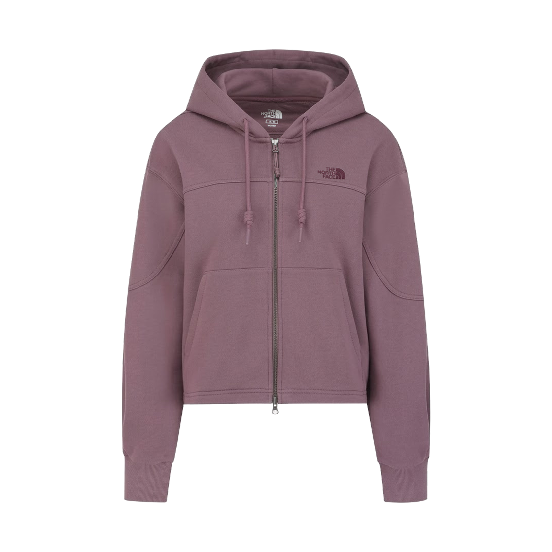 NJ5JS81L (W) The North Face White Label Edgeline Hood Zip Up Grape Jam - 26FW