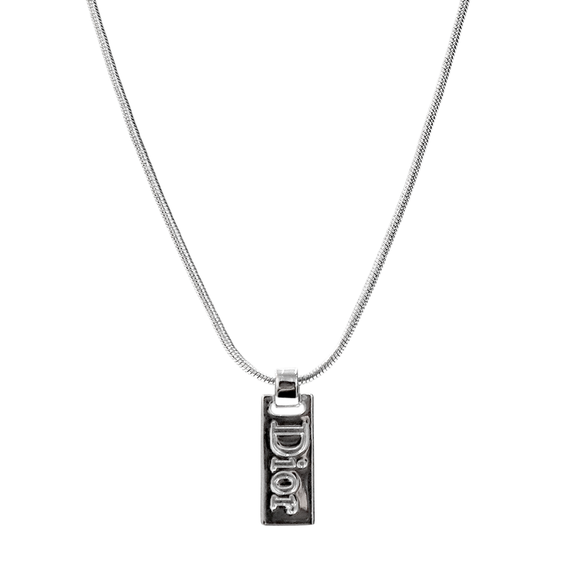 ITSWFMH6H6G4 Dior Silver Plate Necklace