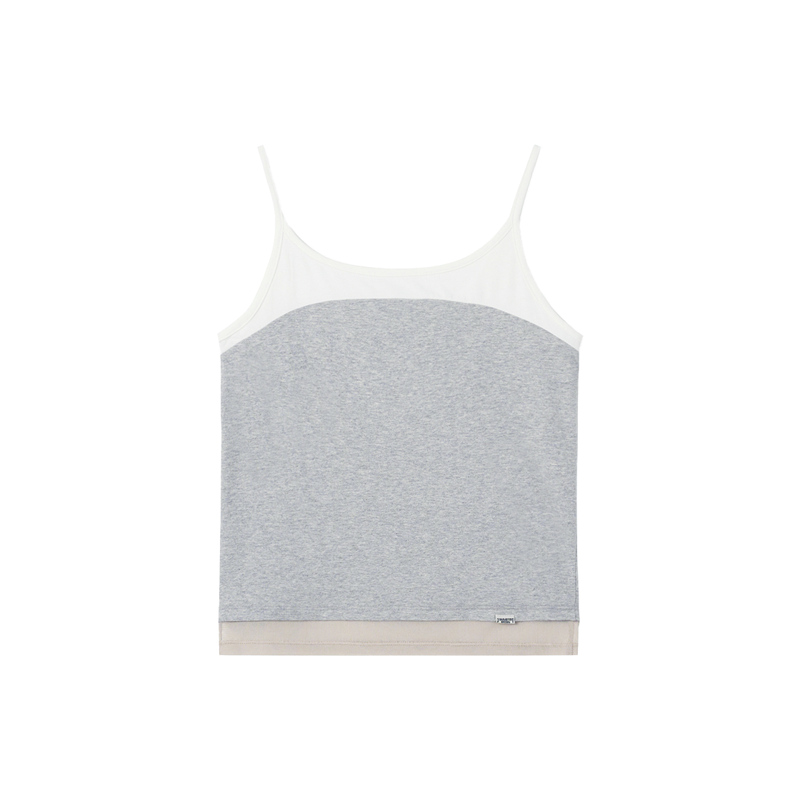 SW2F2TO21MG symmetric percent Tri-Color Sleeveless Melange Grey
