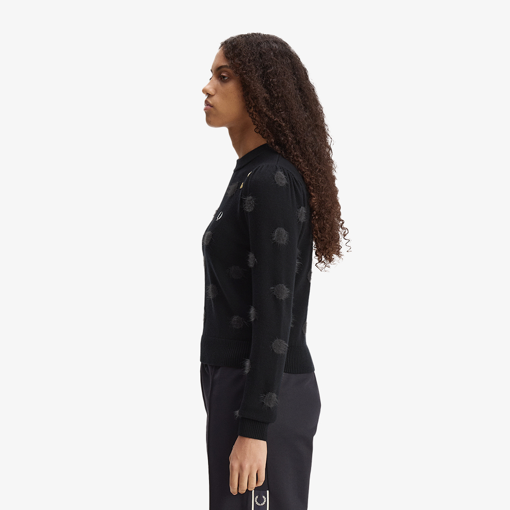 프레드페리 x 에이미 와인하우스 폴카 도트 니트 블랙(Fred Perry x Amy Polka Dot Knit Black) - 4