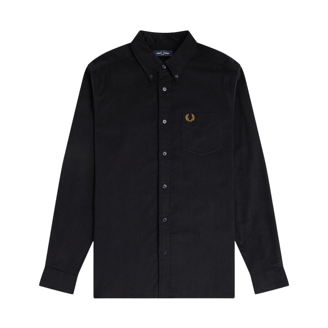 AFPM2G33462-102 Fred Perry Needle Cord Shirt Black
