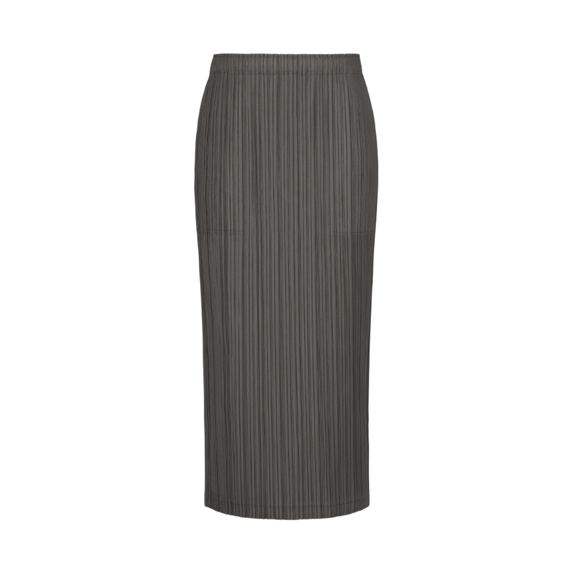PP63-JG383-17 (W) Pleats Please Issey Miyake Thicker Bottoms 2 Skirt Charcoal