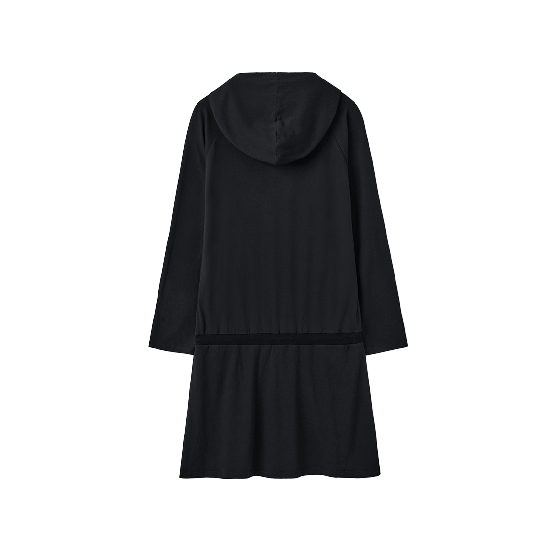 시메트릭 퍼센트 후디드 저지 드레스 블랙(symmetric percent Hooded Jersey Dress Black) - 2