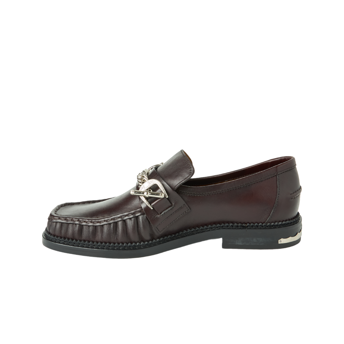 토가 비릴리스 AJ1523 엠보스트 레더 다크 브라운 - 26FW(Toga Virilis AJ1523 Embossed Leather Dark Brown - 26FW) - 3