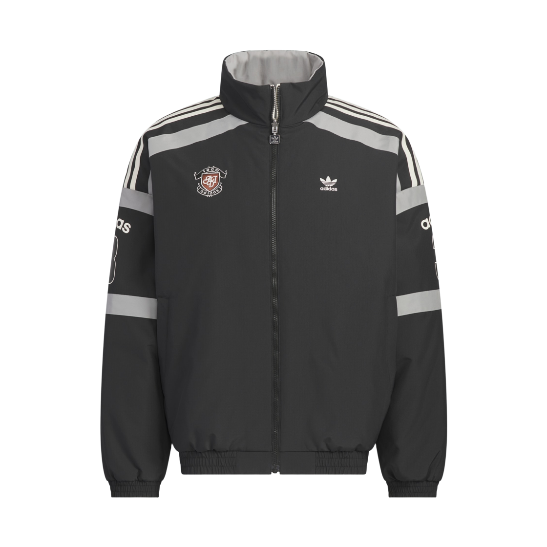 KC0093 Adidas Originals Team Adidas Reversible Padded Jacket Black - KR Sizing