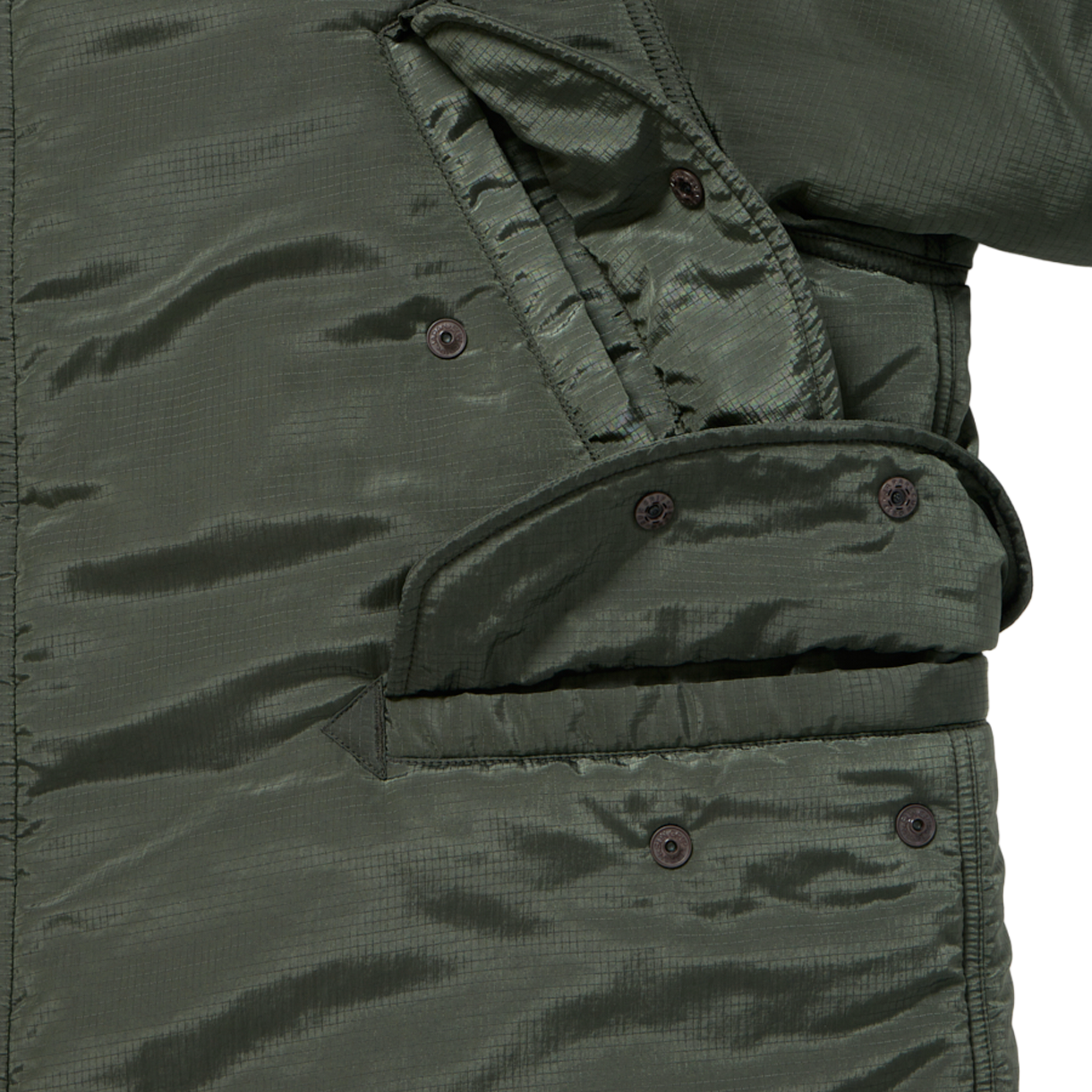 다이와 피어39 테크 3M 플라이트 퍼프 파카 다크 올리브 - 26FW(DAIWA PIER39 Tech 3M Flight Puff Parka Dark Olive - 26FW) - 3