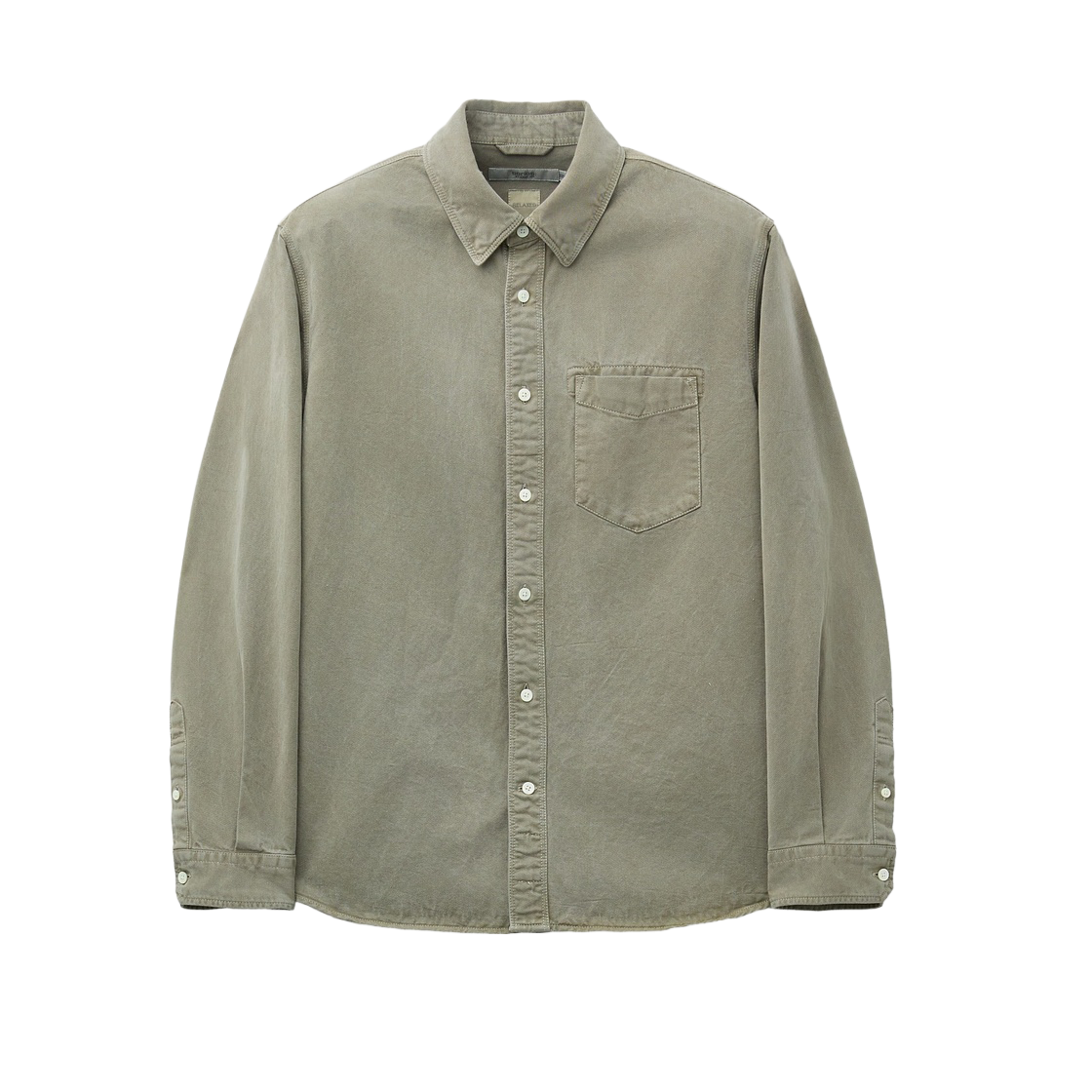 시리즈 코튼텐셀 피그다잉 셔츠 릴렉스웻 라이트 그레이(Series Cotton Tencel Pigment-Dyed Shirt Relax Sweat Light Gray) - 1