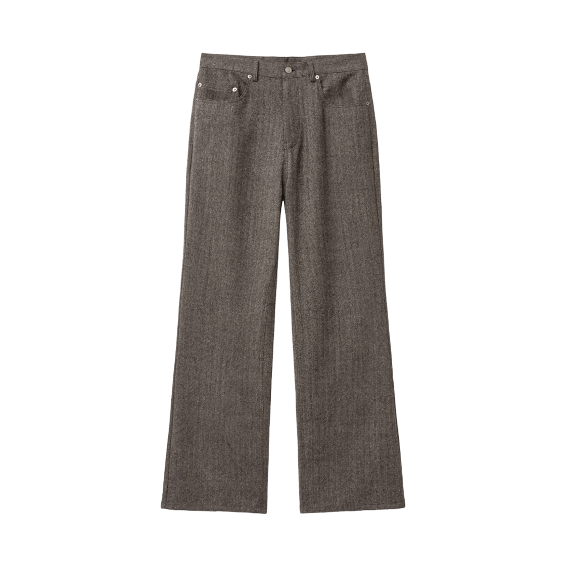 XB303 Haleine Wool Relaxed Bootcut Pants Herringbone (Xb303)