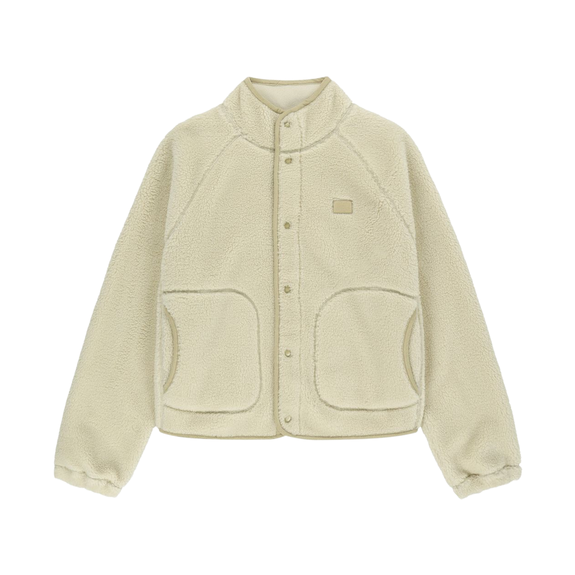 (W) 마리떼 프랑소와 저버 하이넥 플리스 자켓 아이보리((W) Marithe Francois Girbaud High Neck Fleece Jacket Ivory) - 1