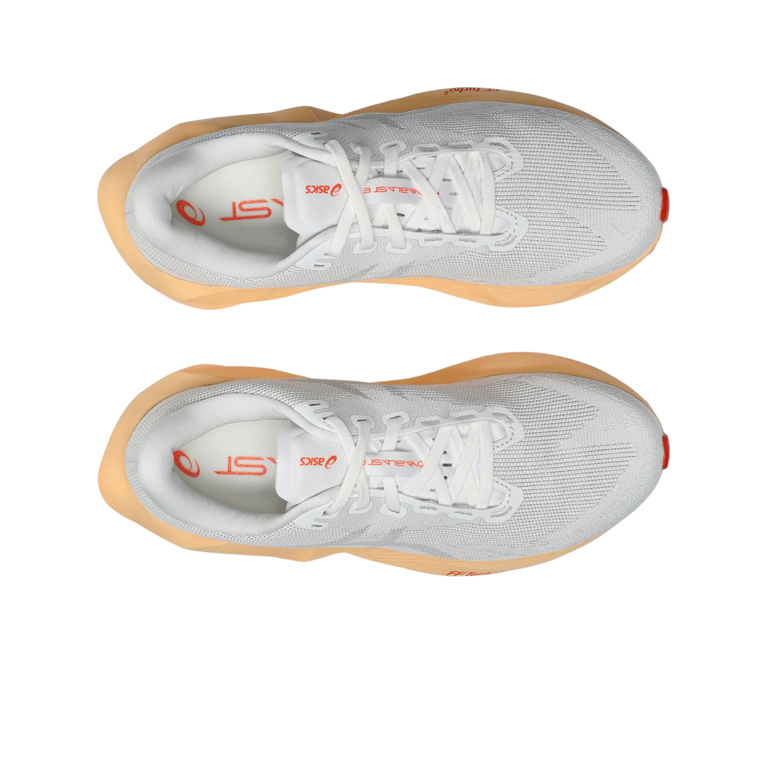 (W) 아식스 노바블라스트 6 화이트 비비드 코랄((W) Asics Novablast 6 White Vivid Coral) - 2