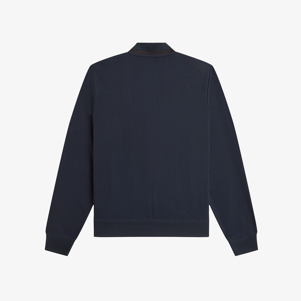 프레드페리 팁드 보머 트랙 재킷 네이비(Fred Perry Tipped Bomber Track Jacket Navy) - 2