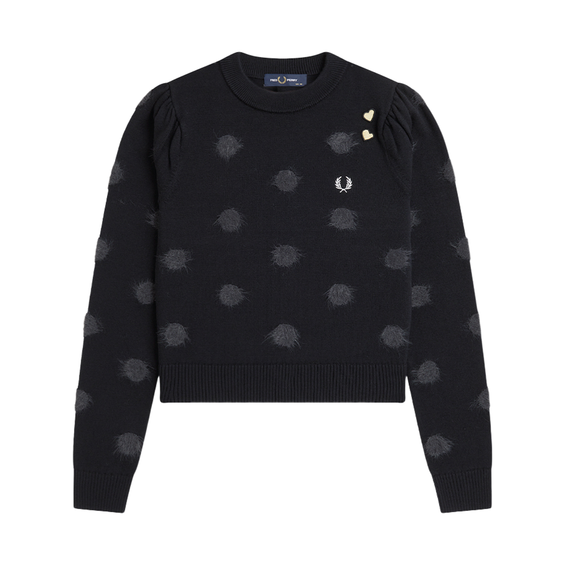 AFPF2G33101-102 Fred Perry x Amy Polka Dot Knit Black