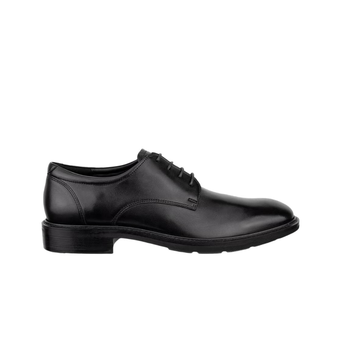 538324-01001 Ecco Metropole Prague Leather Derby Shoes Black