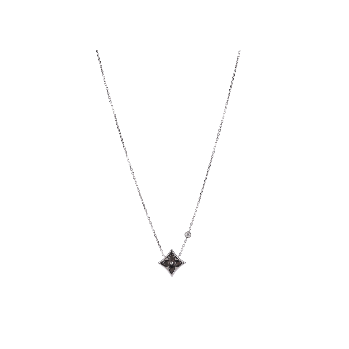 ITRCFT24DIUG Louis Vuitton Color Blossom BB Star Pendant in 18K White Gold Mother of Pearl & Diamonds