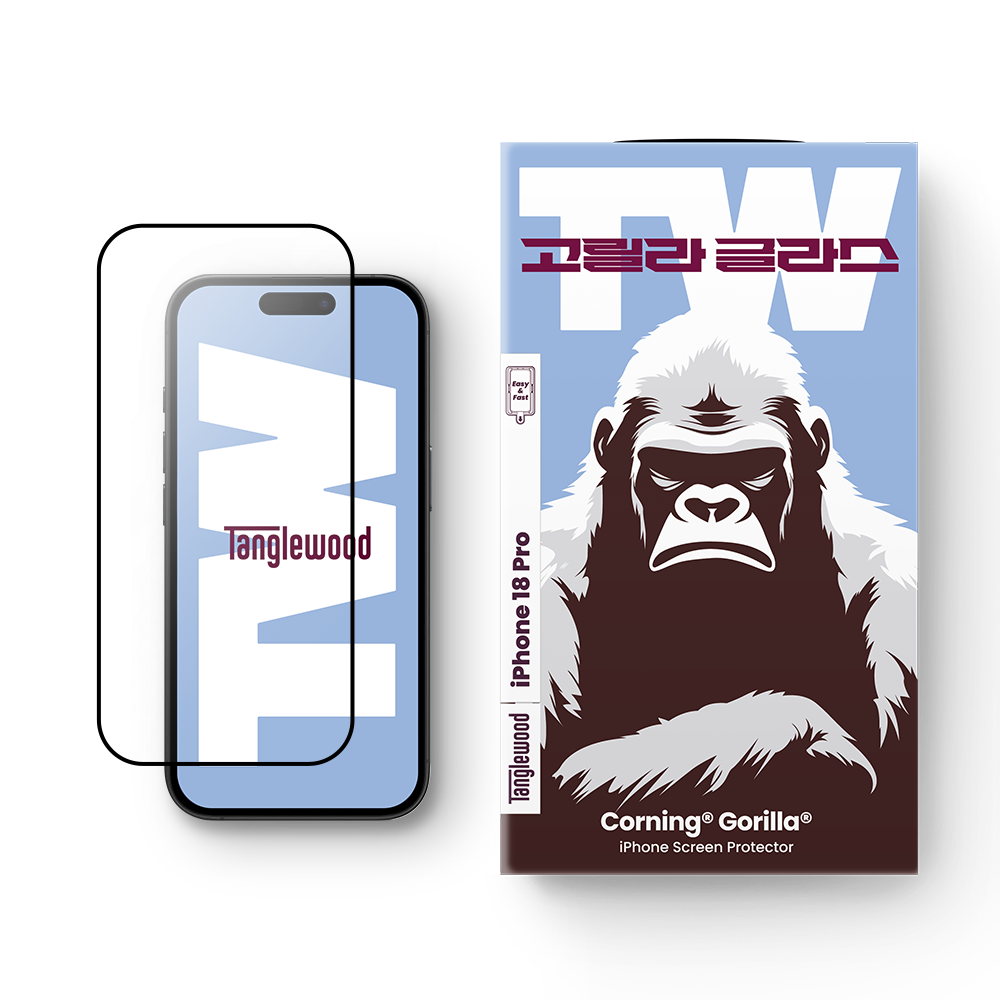 탱글우드 아이폰18 강화유리 필름 얼티밋 코닝 고릴라글라스(18시리즈)(Tanglewood iPhone 18 Ultimate Corning Gorilla Glass Tempered Glass Screen Protector (18 Series)) - 2