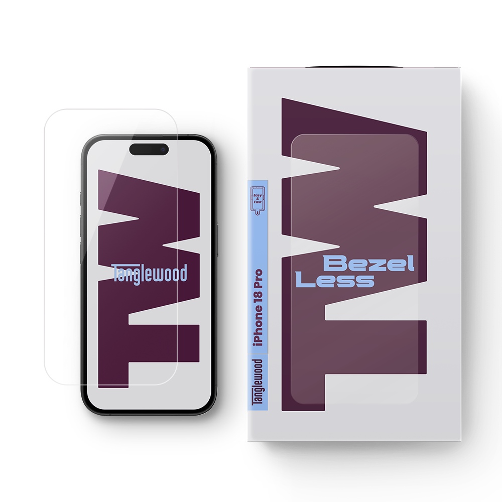 탱글우드 아이폰18 베젤리스 강화유리 액정보호필름(18시리즈)(Tanglewood iPhone 18 Bezel-Less Tempered Glass Screen Protector (18 Series))