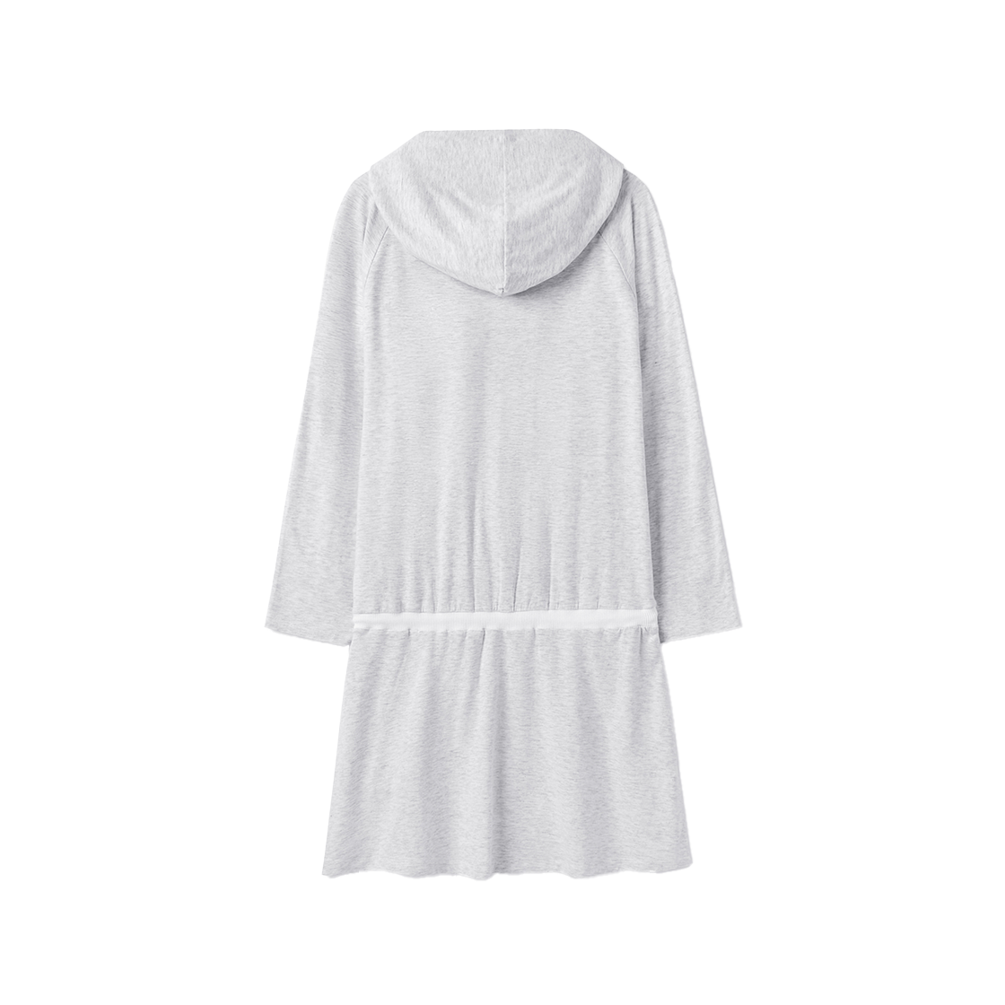 시메트릭 퍼센트 후디드 저지 드레스 멜란지 그레이(symmetric percent Hooded Jersey Dress Melange Grey) - 2