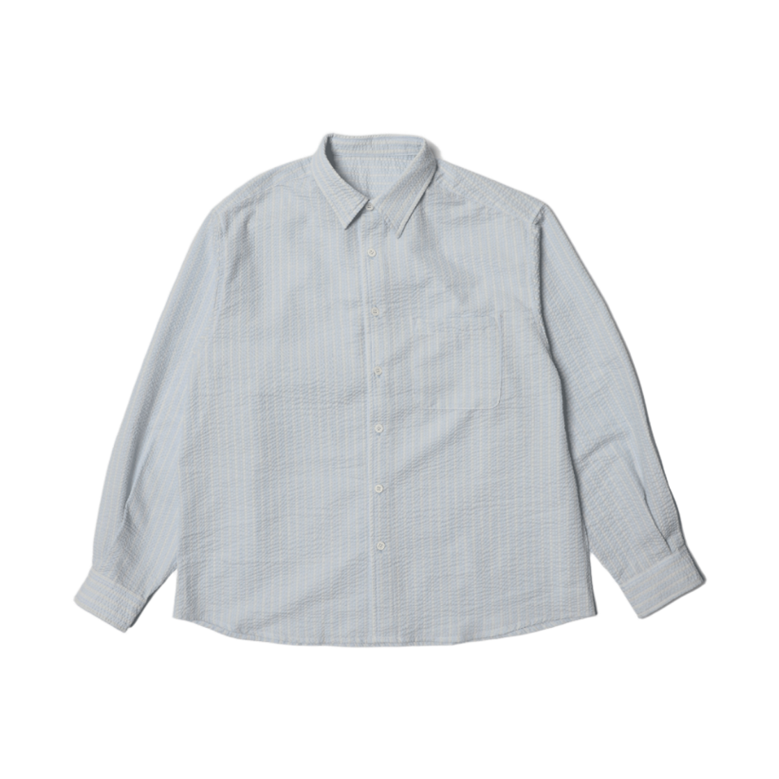 15 Conceptide Oat Stripe Shirt Sky Blue