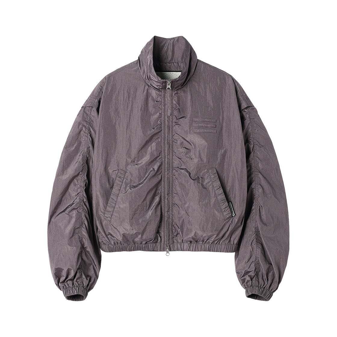 VH2GFFB964APP Thevinylhouse Shirring Over Nylon Jacket Purple