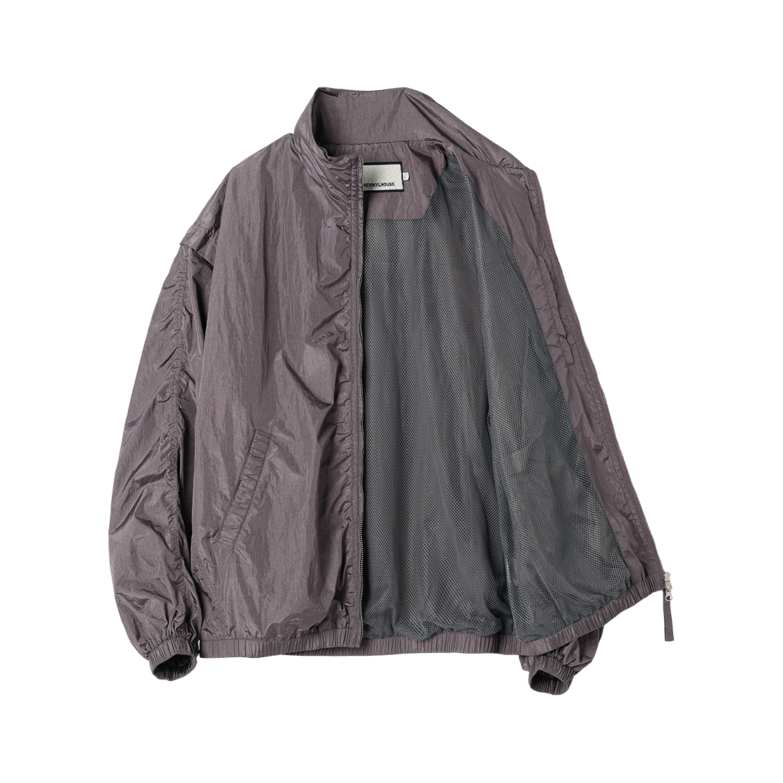 더바이닐하우스 셔링 오버 나일론 자켓 퍼플(Thevinylhouse Shirring Over Nylon Jacket Purple) - 5
