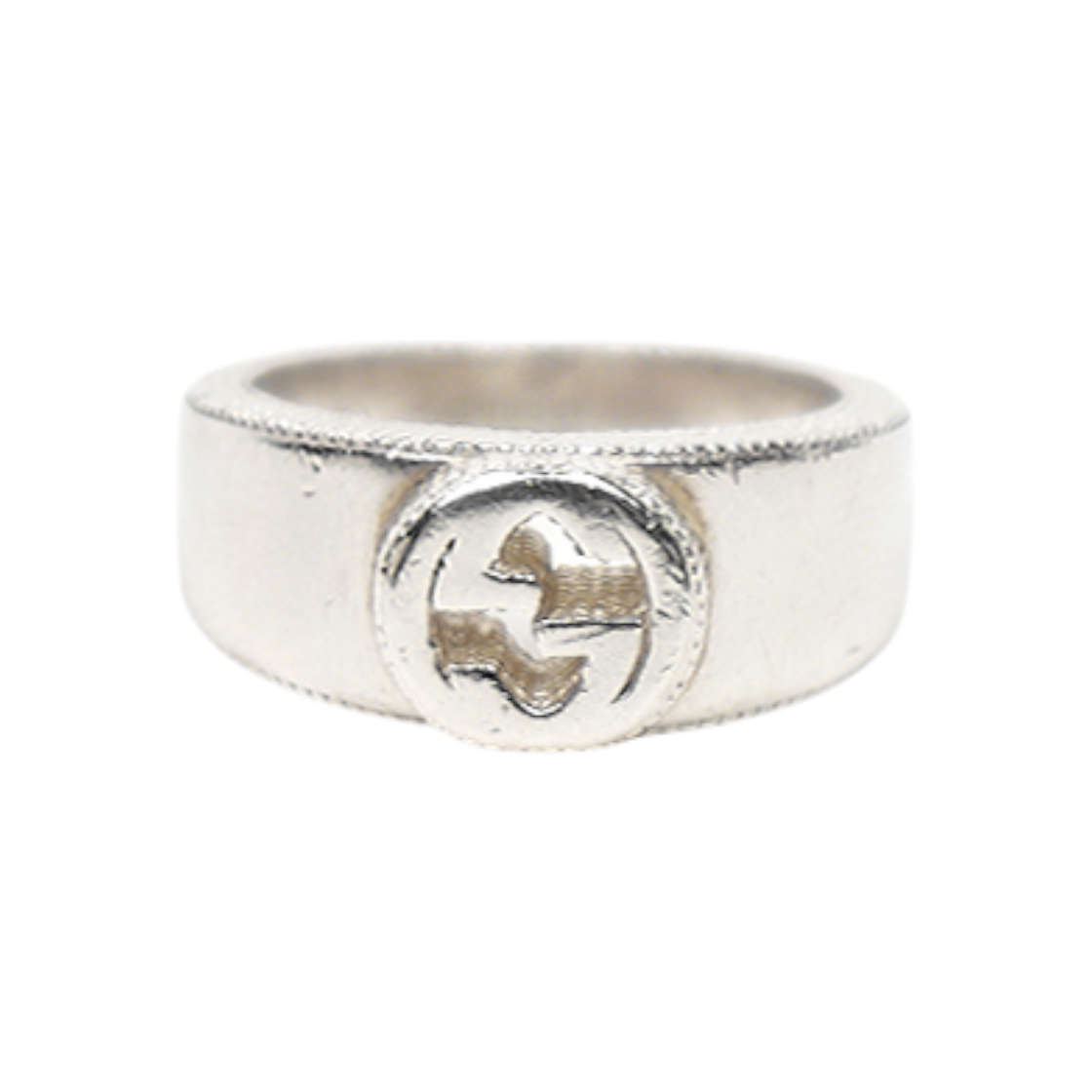 ITPWBTHC9KBN Gucci Interlocking G Silver Ring