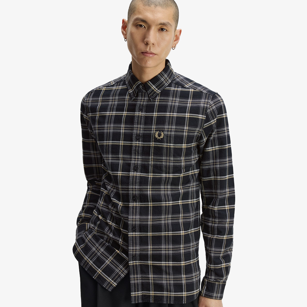 [KREAM 단독] 프레드페리 타탄 셔츠 블랙([KREAM 단독] Fred Perry Tartan Shirt Black) - 5