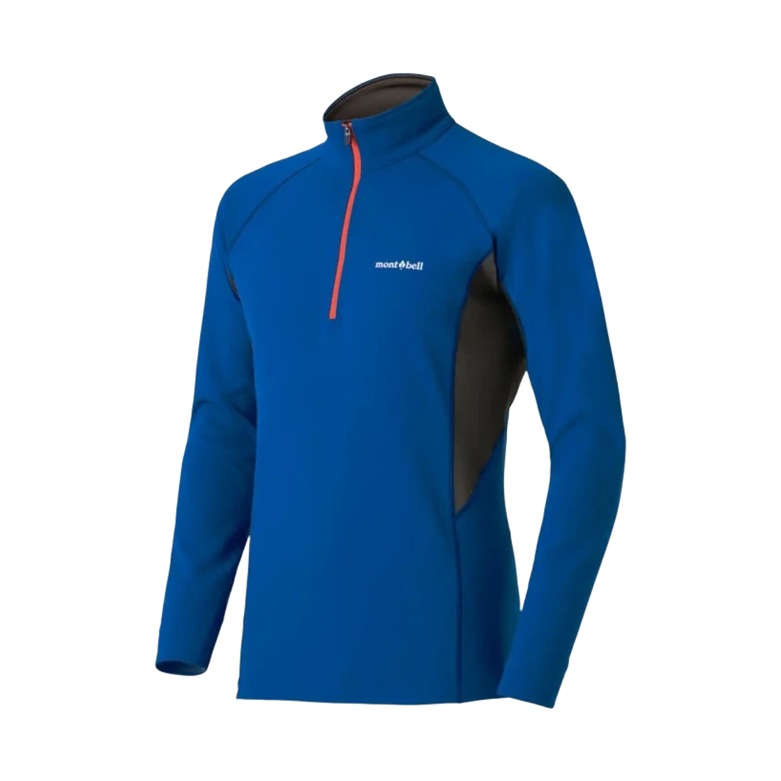 1114610 Montbell Wickron Zeo Thermal Long Sleeve Zip Shirt Blue