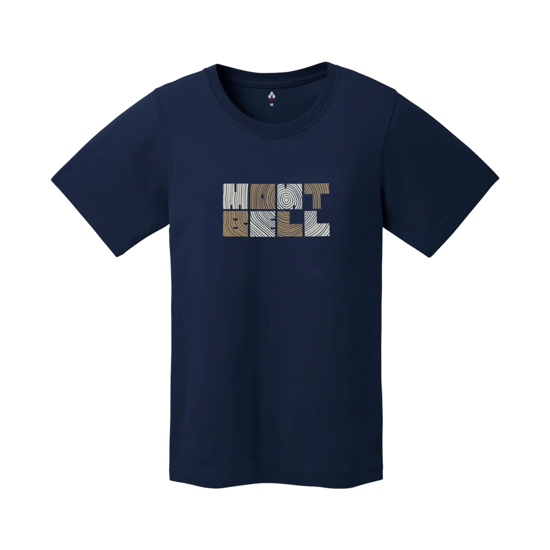 2304725 (W) Montbell Pear Skin Cotton T-Shirt Navy
