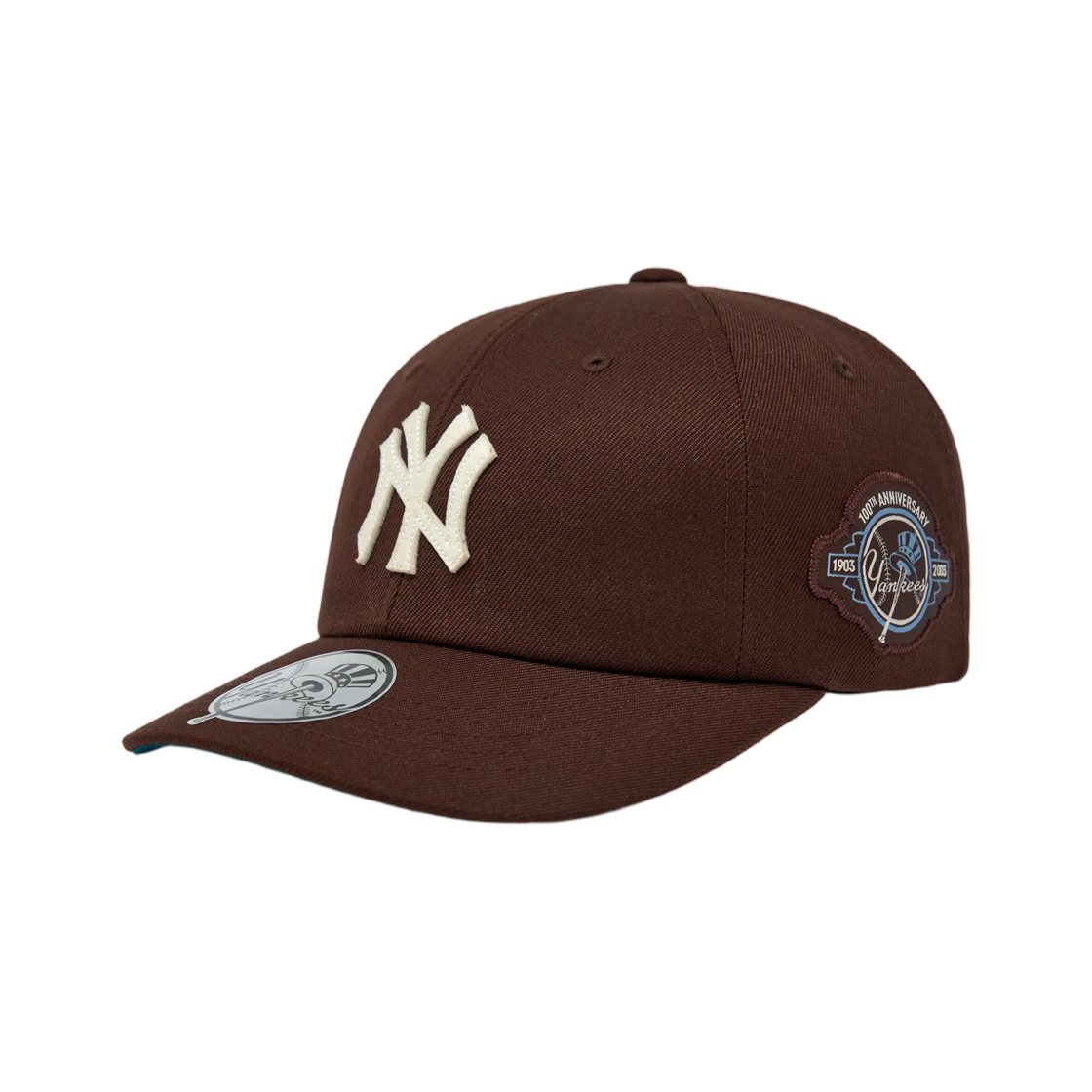 3ACPB296N-50SPS MLB Signature Patch Unstructured Ball Cap New York Yankees Brown