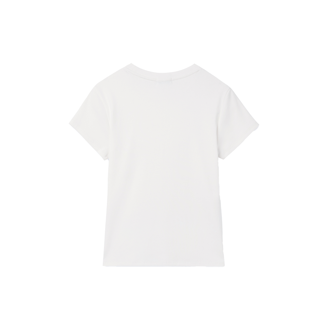 시메트릭 퍼센트 베이직 저지 티셔츠 화이트(symmetric percent Basic Jersey T-Shirt White) - 2