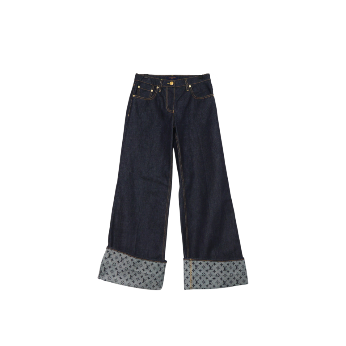 ITB4UVJB9GQ7 Louis Vuitton Monogram Flared Denim Jeans