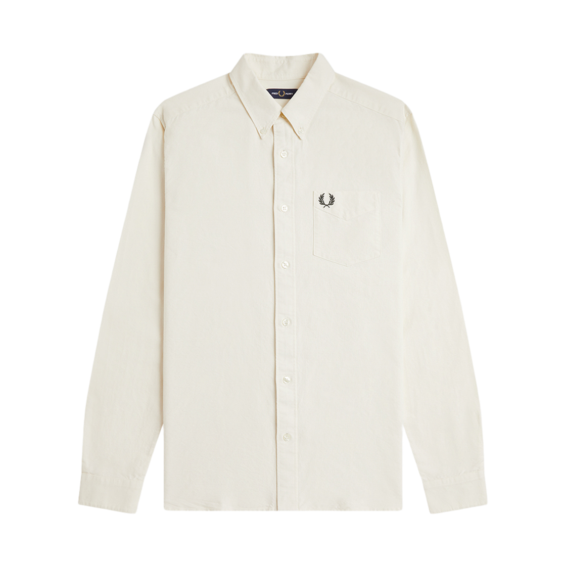 AFPM2G33452-560 Fred Perry Concealed Tipped Oxford Shirt Ecru