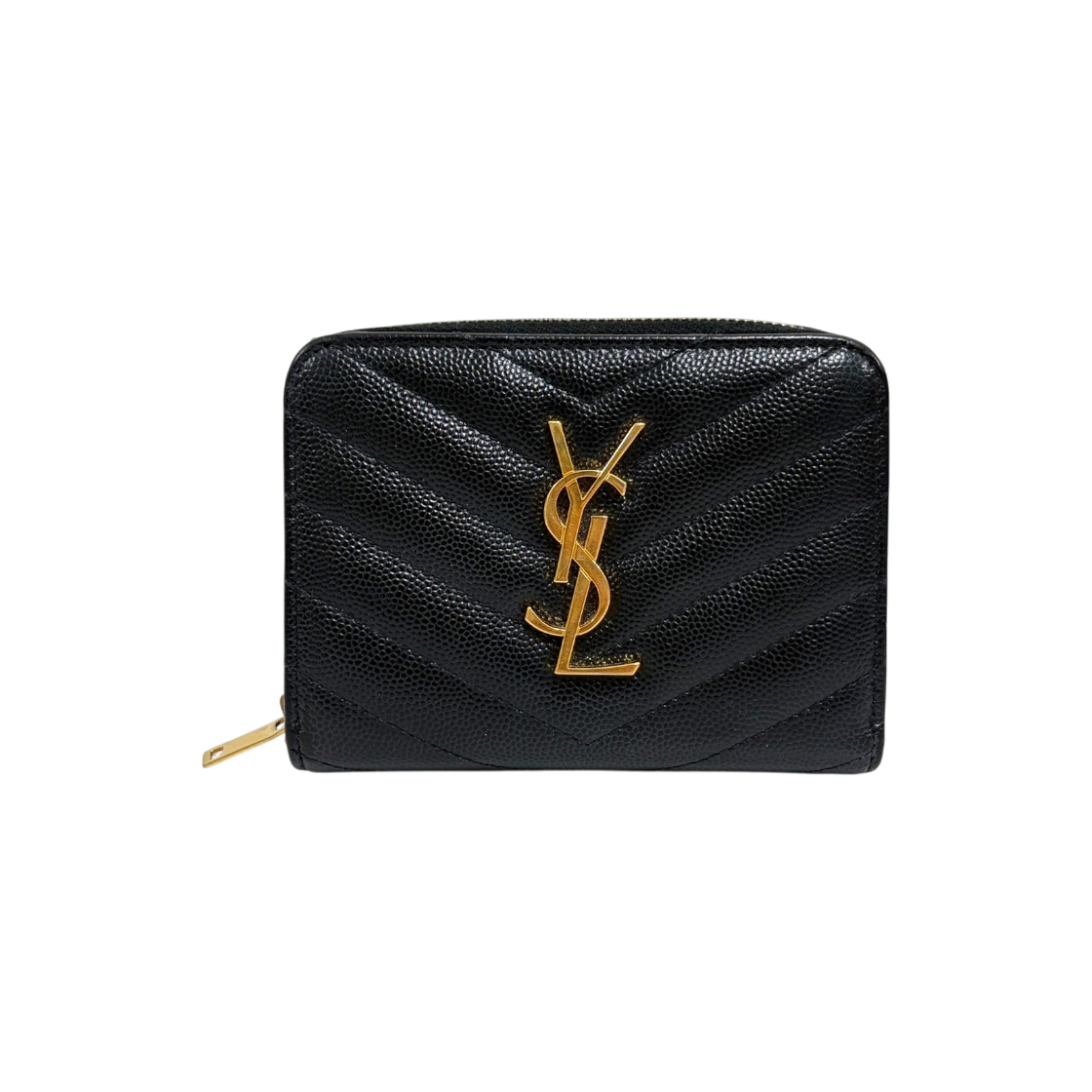 ITDGB8QVSFCM Saint Laurent Monogram Compact Zipper Wallet