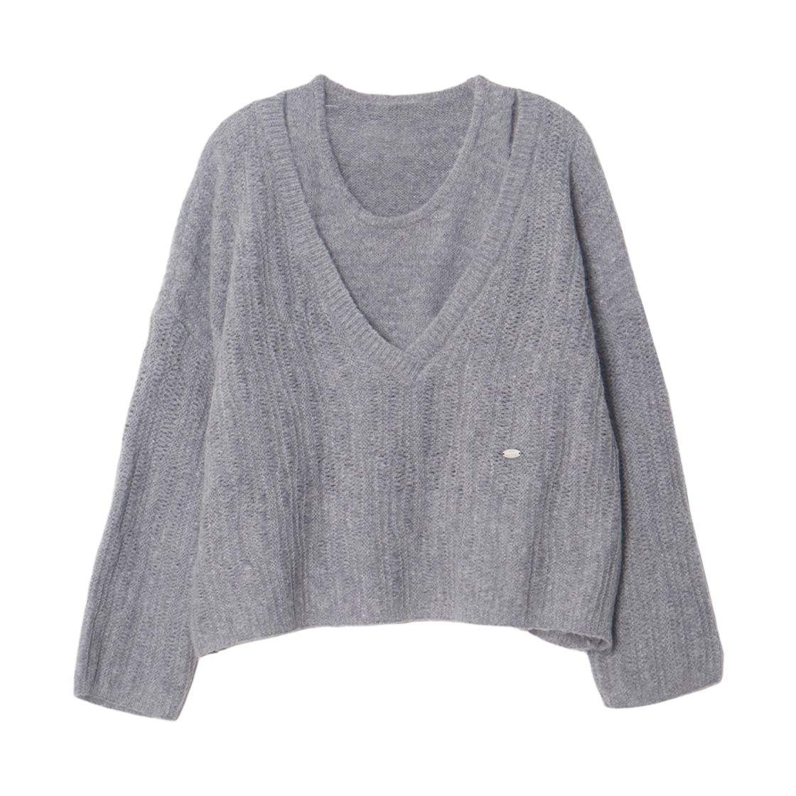 P0000TTJ maisonlehar Elsa Knit Set (Vneckknit+Sleeveless) 4color