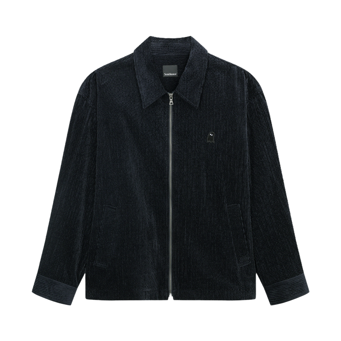 지오송지오 셈블런스 코듀로이 집업 셔츠 네이비 ZI5SH810NY(ZIOSONGZIO SEMBLANCE Corduroy Zip Up Shirt Navy)